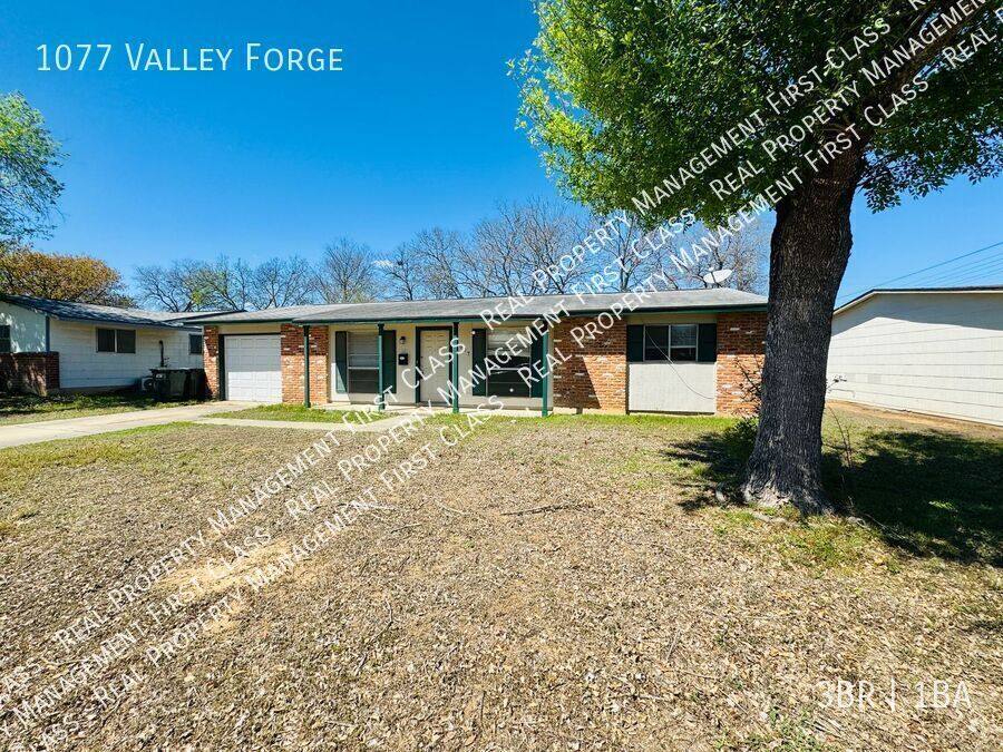 House for rent at 1077 Valley Forge, Schertz, TX 78154
