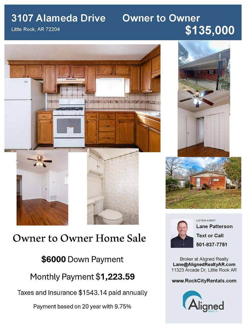 House for rent at 3107 Alameda Dr, Little Rock, AR 72204