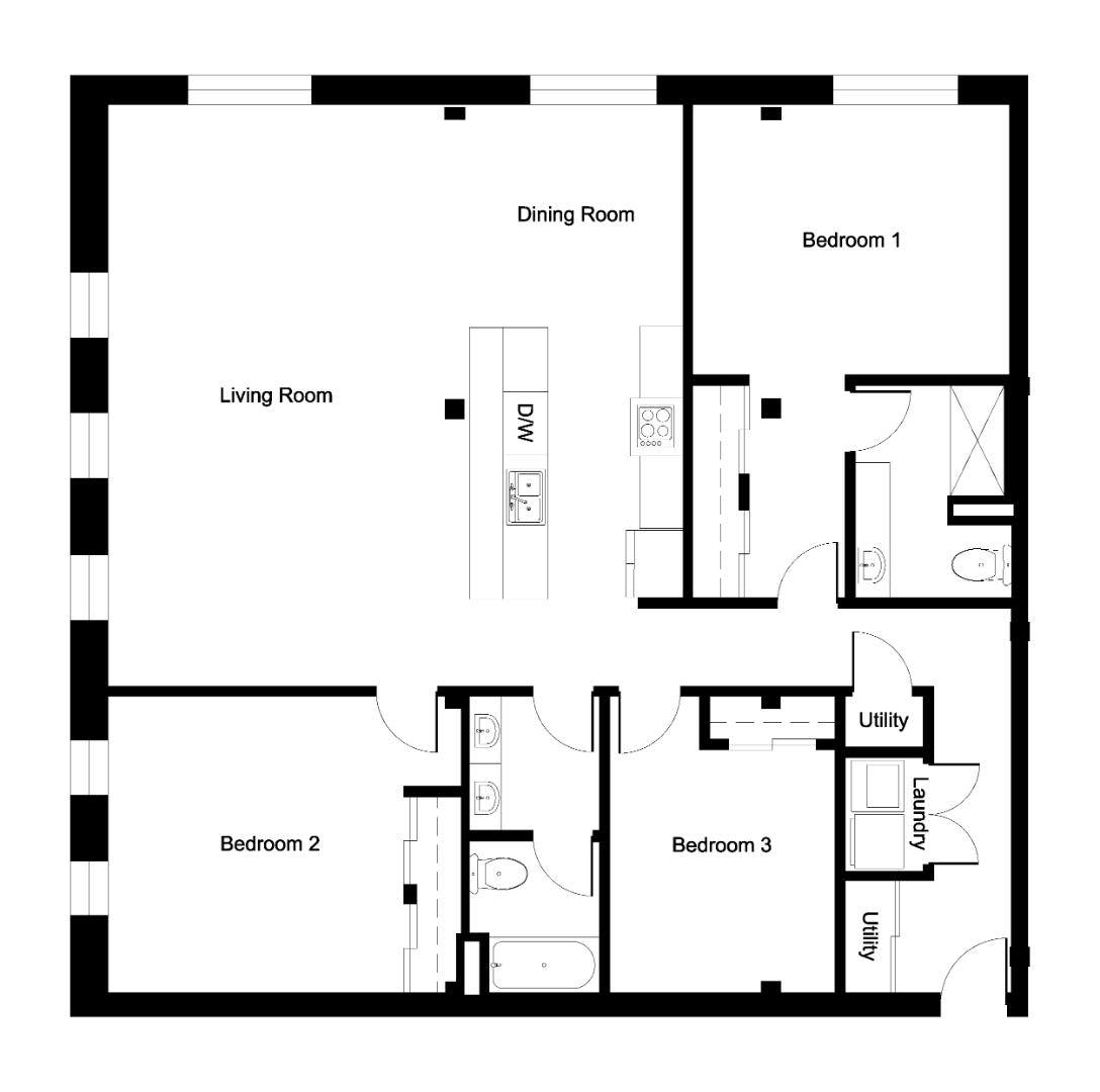 Apartment for rent at 116 N 3rd St, Quincy, IL 62301