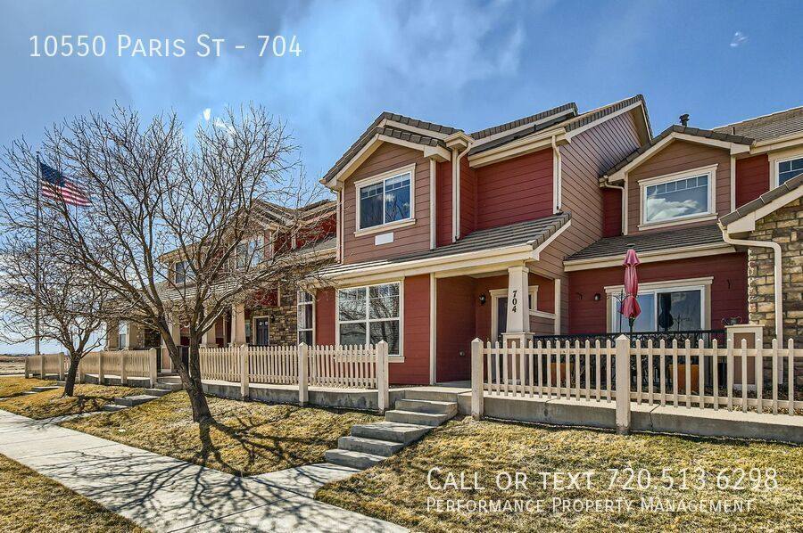 Townhouse for rent at 10550 Paris St #704, Henderson, CO 80640