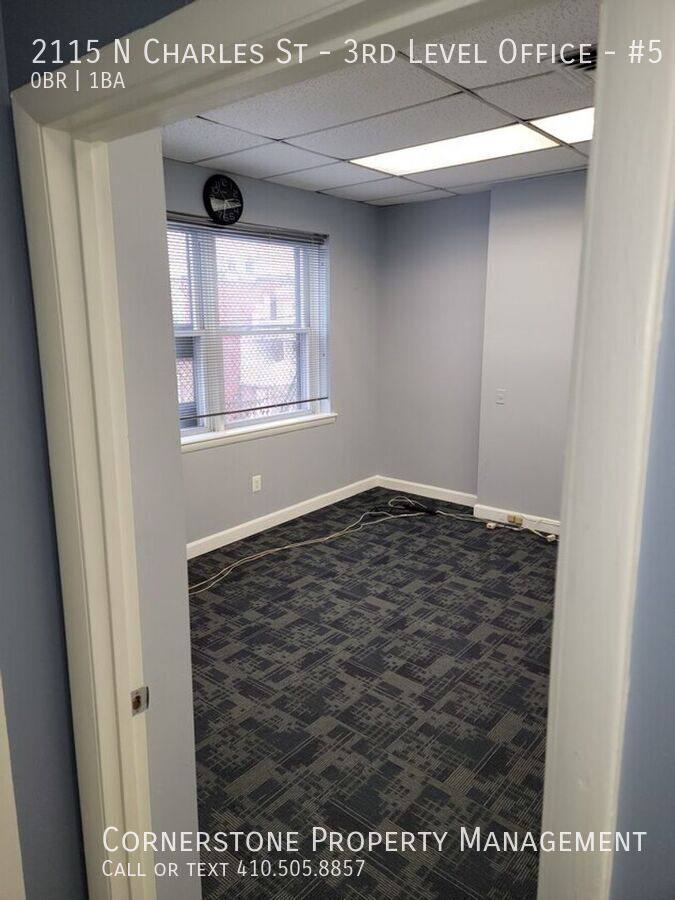 Apartment for rent at 2115 N Charles St - 3rd Level Office #5, Baltimore, MD 21218