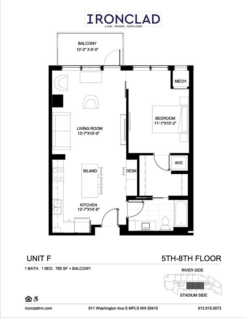 Apartment for rent at 811 Washington Ave S, Minneapolis, MN 55415