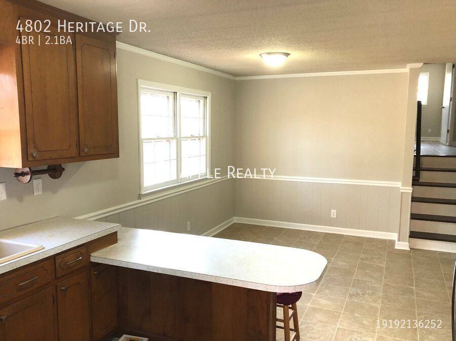 House for rent at 4802 Heritage Dr, Durham, NC 27712