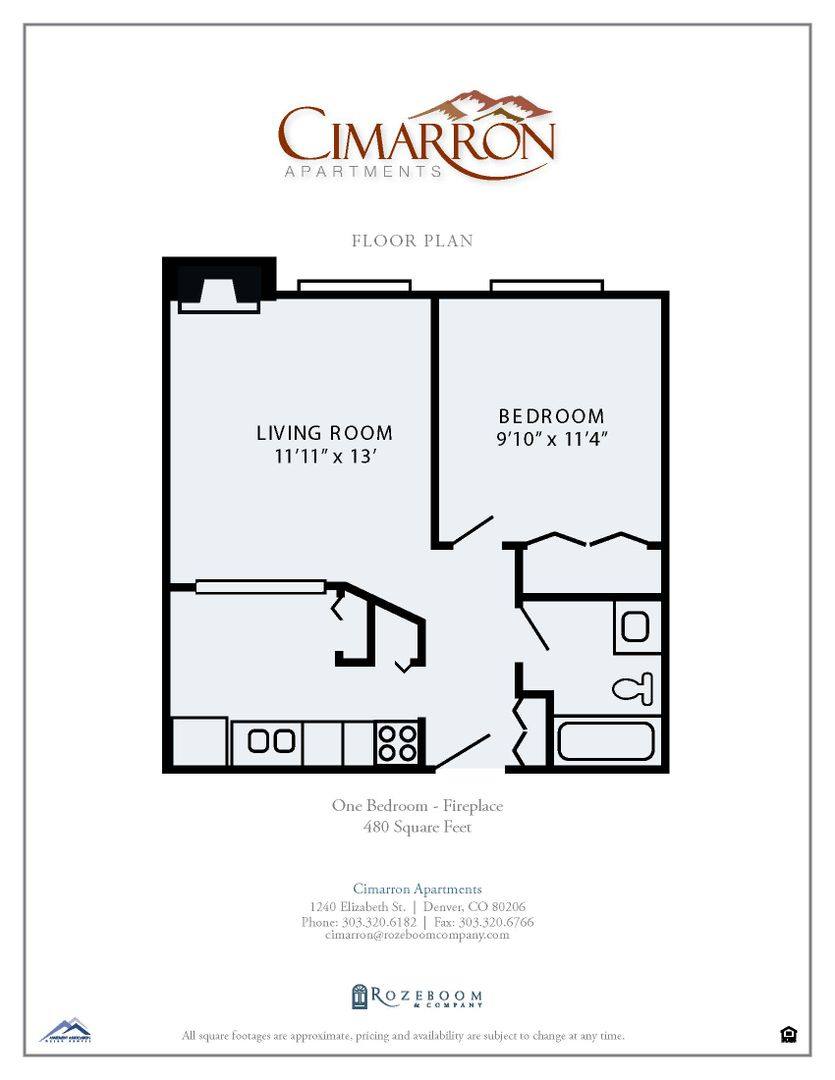 Apartment for rent at 1240 N Elizabeth St, Denver, CO 80206