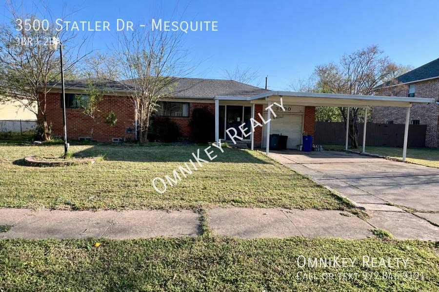 House for rent at 3500 Statler Dr, Mesquite, TX 75150