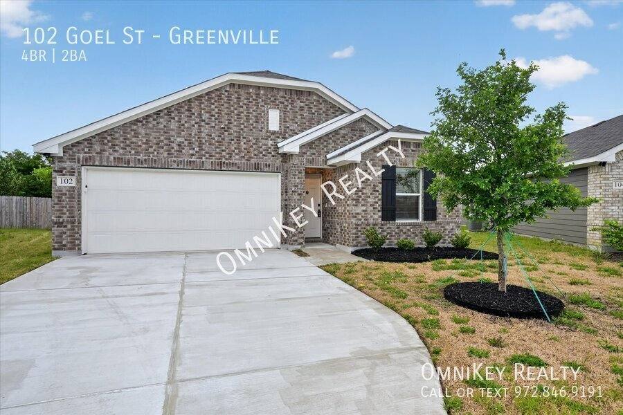House for rent at 102 Goel St, Greenville, TX 75402