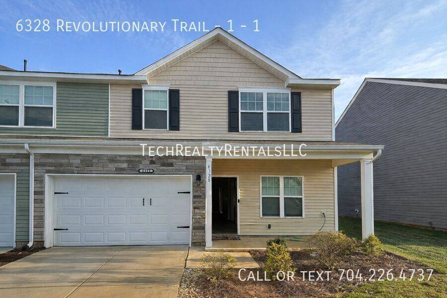 Townhouse for rent at 6328 Revolutionary Trail #1, Charlotte, NC 28217