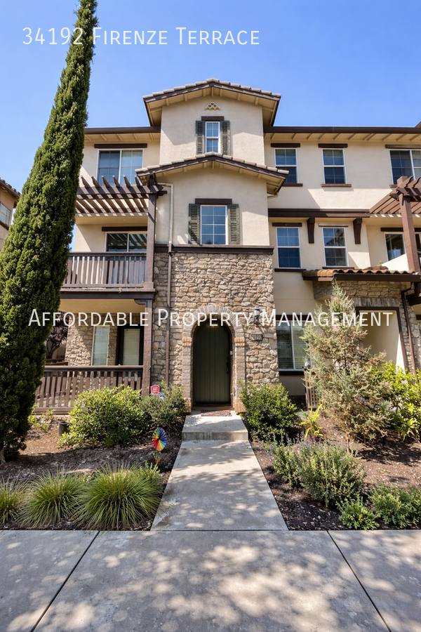 Townhouse for rent at 34192 Firenze Terrace, Fremont, CA 94555