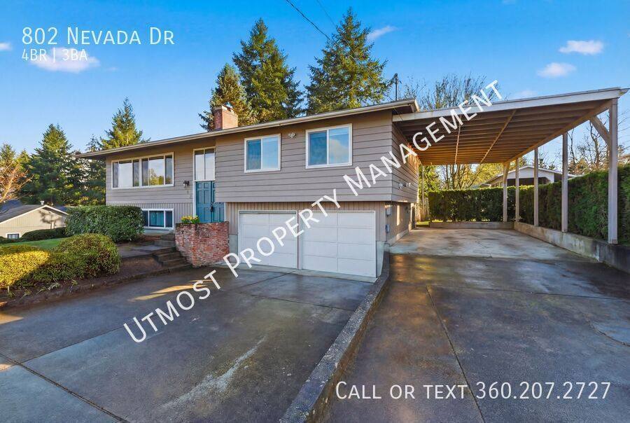 House for rent at 802 Nevada Dr, Longview, WA 98632
