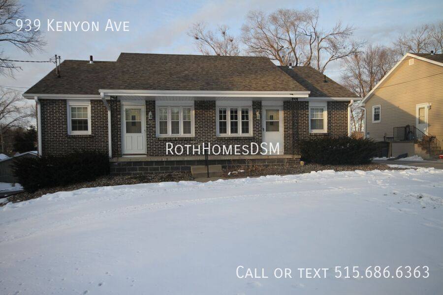 Apartment for rent at 939 Kenyon Ave, Des Moines, IA 50315