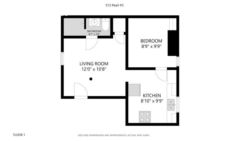 Apartment for rent at 513 Pearl St #3, Ypsilanti, MI 48197