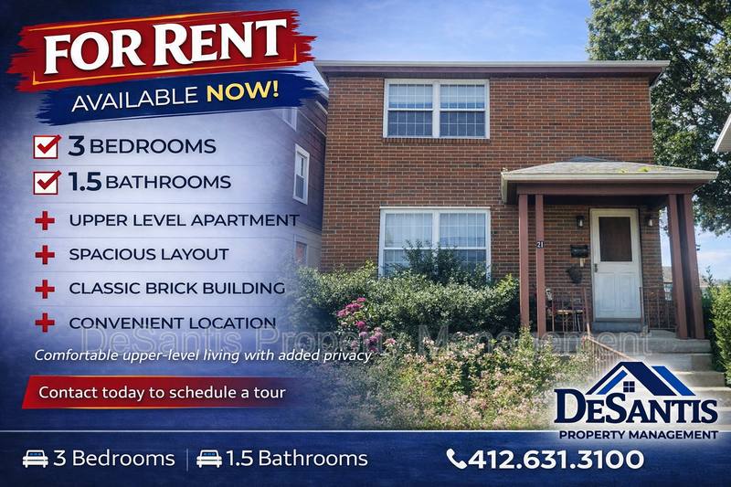 Apartment for rent at 21 Chalftone Ave #2, Pittsburgh, PA 15229