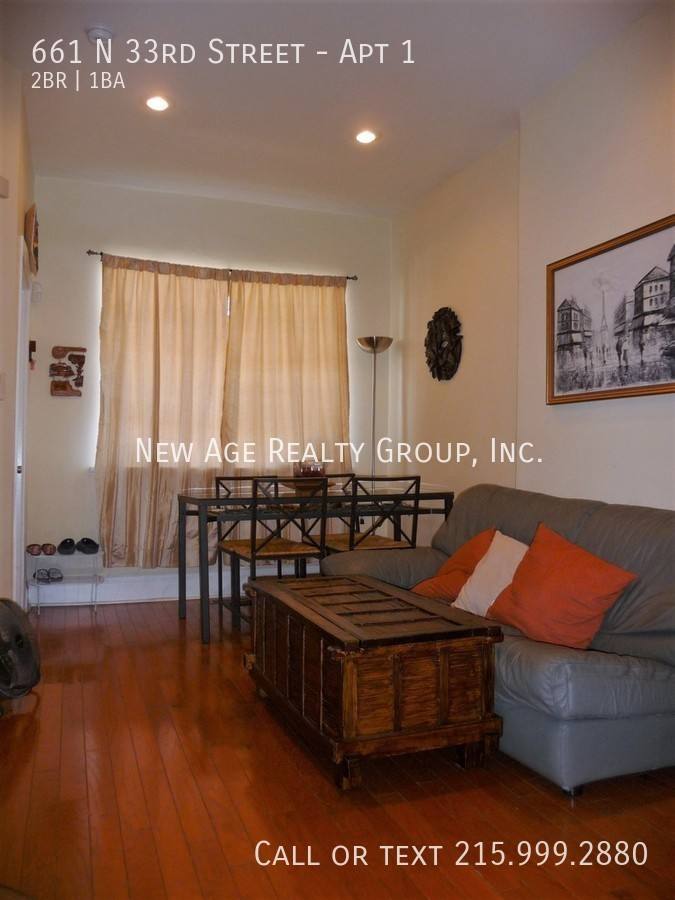 Apartment for rent at 661 N 33rd St #1, Philadelphia, PA 19104