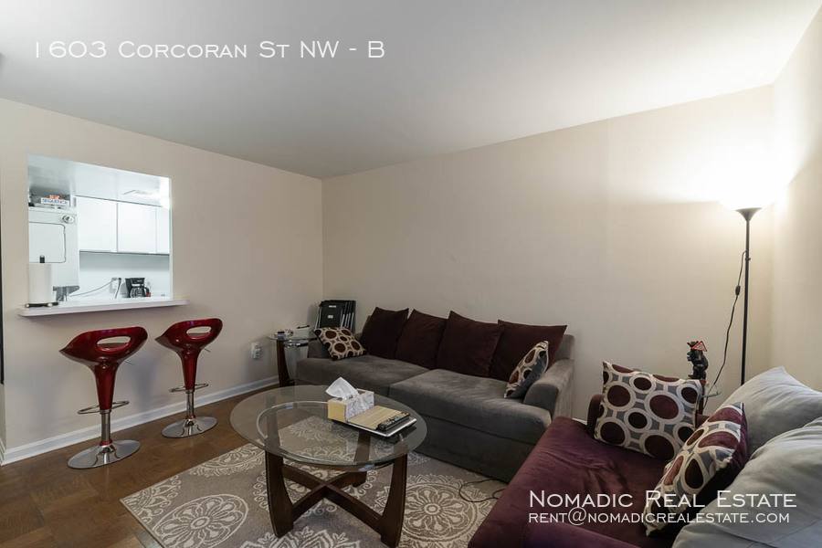 Apartment for rent at 1603 Corcoran St NW #B, Washington, DC 20009