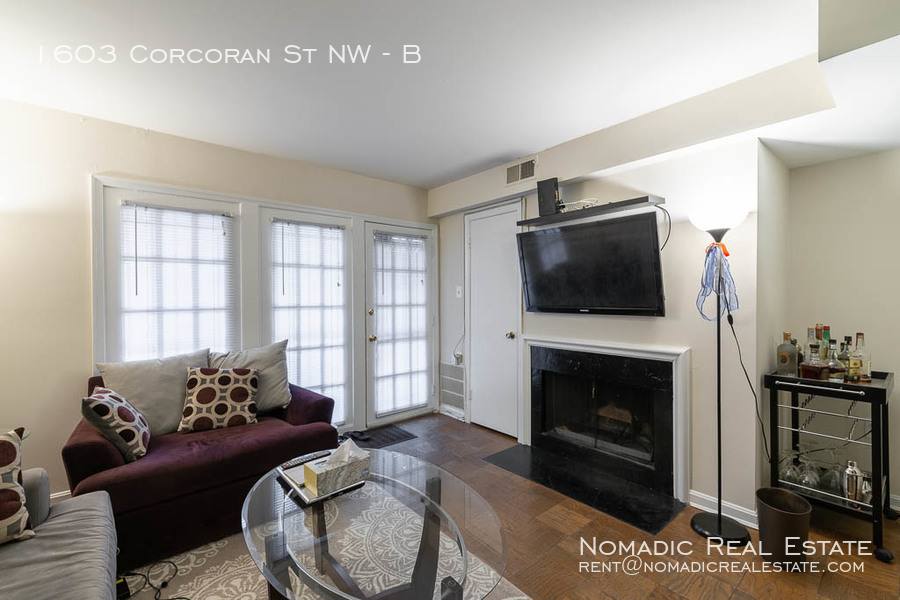 Apartment for rent at 1603 Corcoran St NW #B, Washington, DC 20009