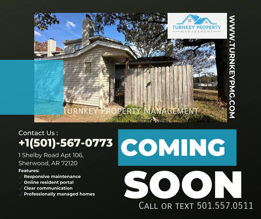 Townhouse for rent at 1 Shelby Rd, Sherwood, AR 72120