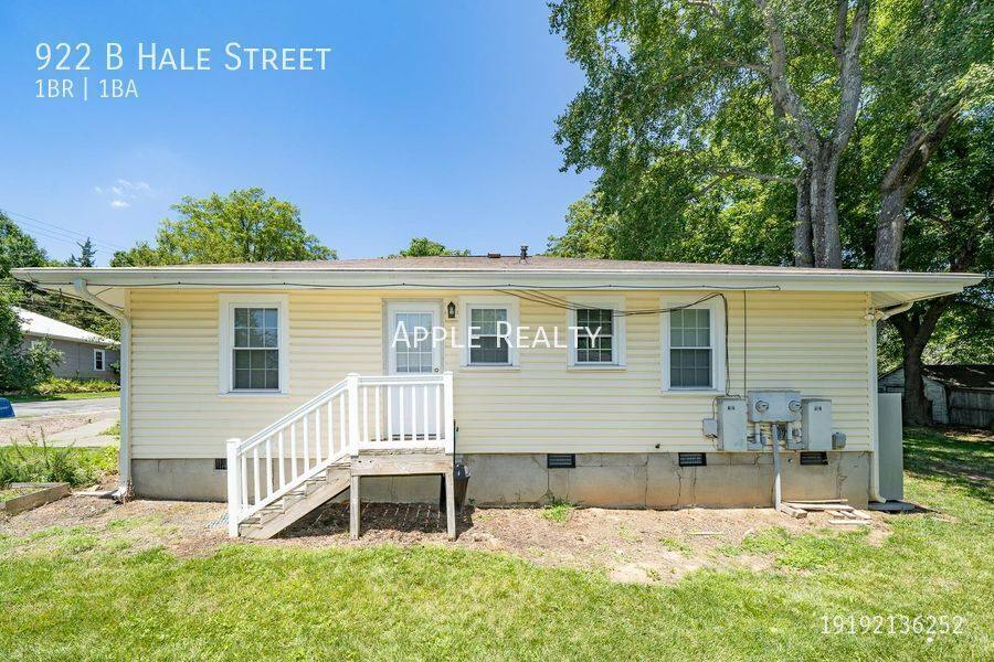House for rent at 922 B Hale St, Durham, NC 27705