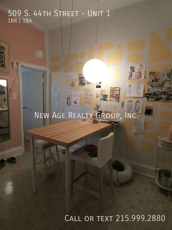 Apartment for rent at 509 S 44th St #1, Philadelphia, PA 19104