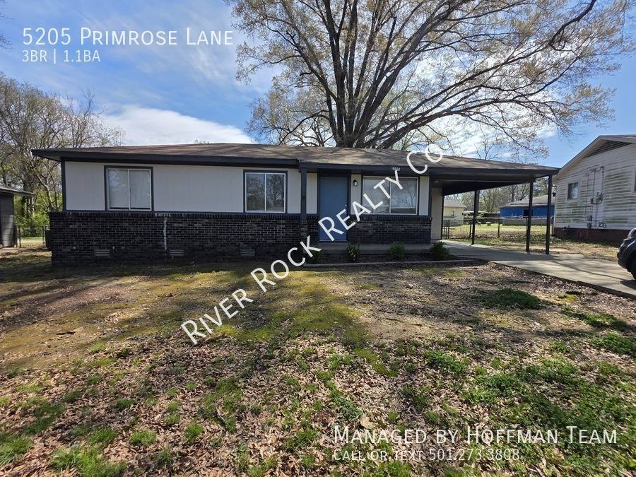 House for rent at 5205 Primrose Lane, Little Rock, AR 72209