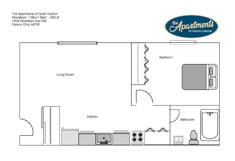 Apartment for rent at 1804 Woodlawn Ave NW #13, Canton, OH 44708