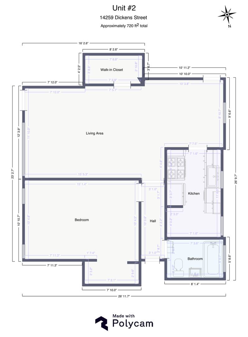 Apartment for rent at 14259 Dickens St #2, Sherman Oaks, CA 91423