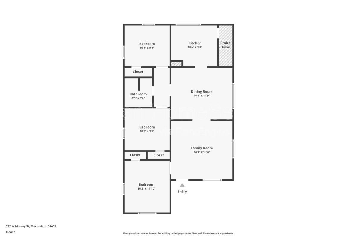 House for rent at 522 W Murray St, Macomb, IL 61455