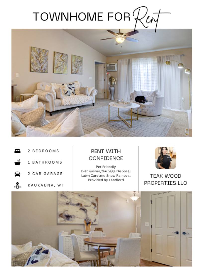 Apartment for rent at 180-186 Plank Rd, Kaukauna, WI 54130