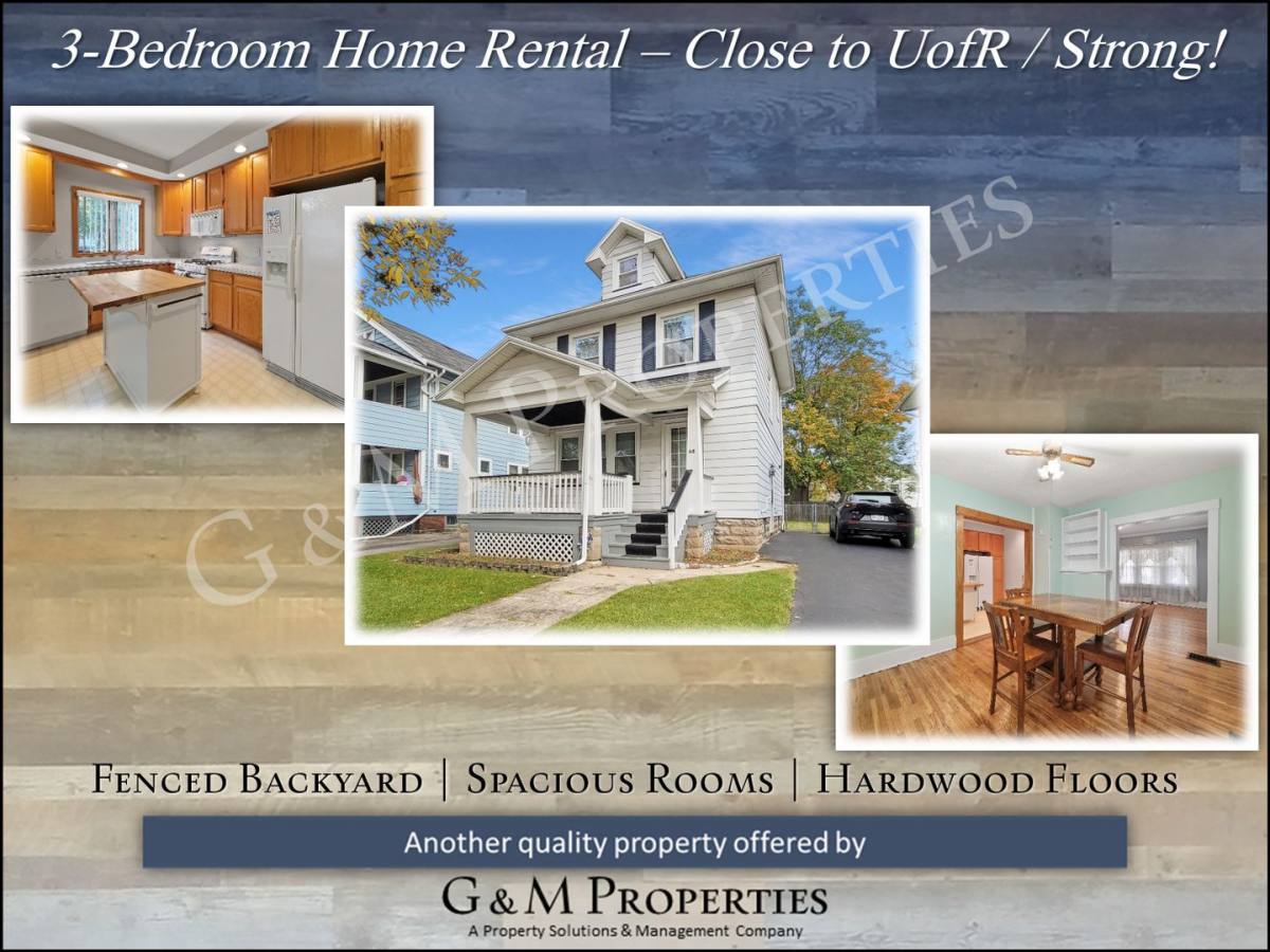 House for rent at 68 Kron St, Rochester, NY 14619