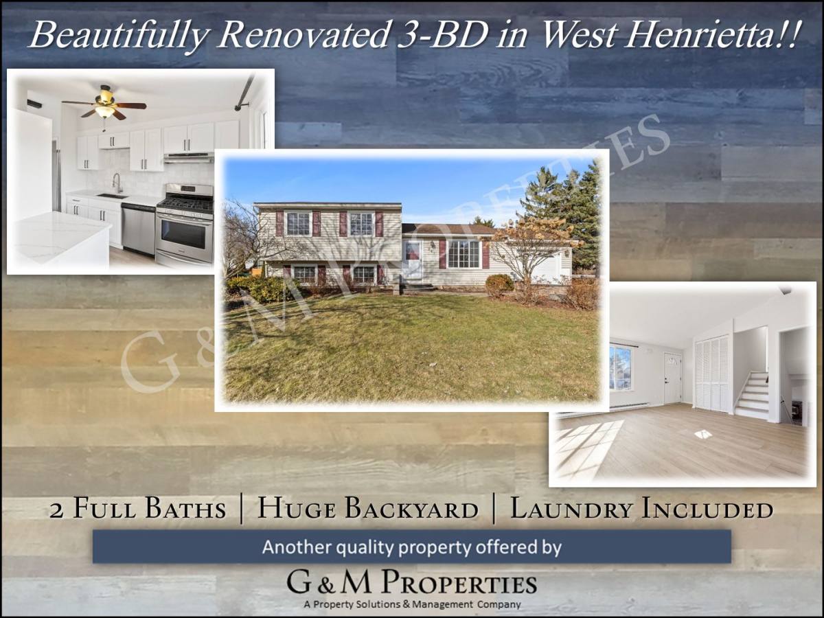 House for rent at 247 Overland Trail, West Henrietta, NY 14586