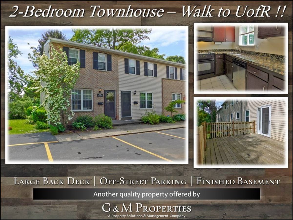 Townhouse for rent at 1074 Mount Hope Ave #G, Rochester, NY 14620