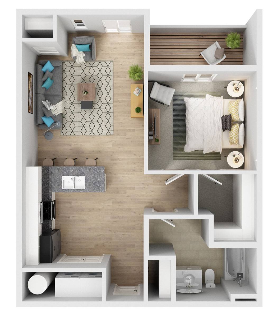 Apartment for rent at 550 SW 9th St, Des Moines, IA 50309