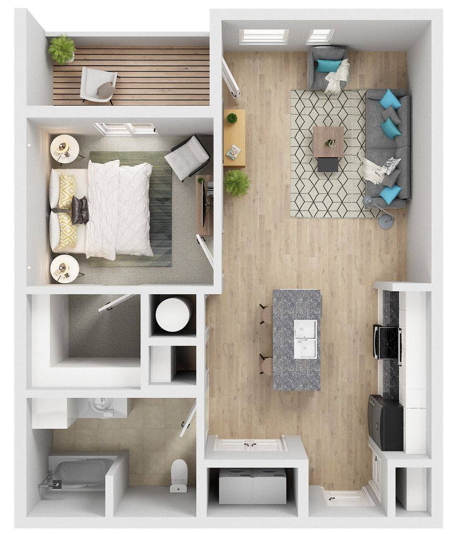 Apartment for rent at 550 SW 9th St, Des Moines, IA 50309