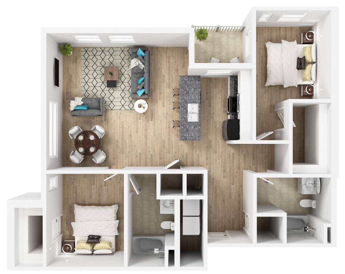 Apartment for rent at 550 SW 9th St, Des Moines, IA 50309