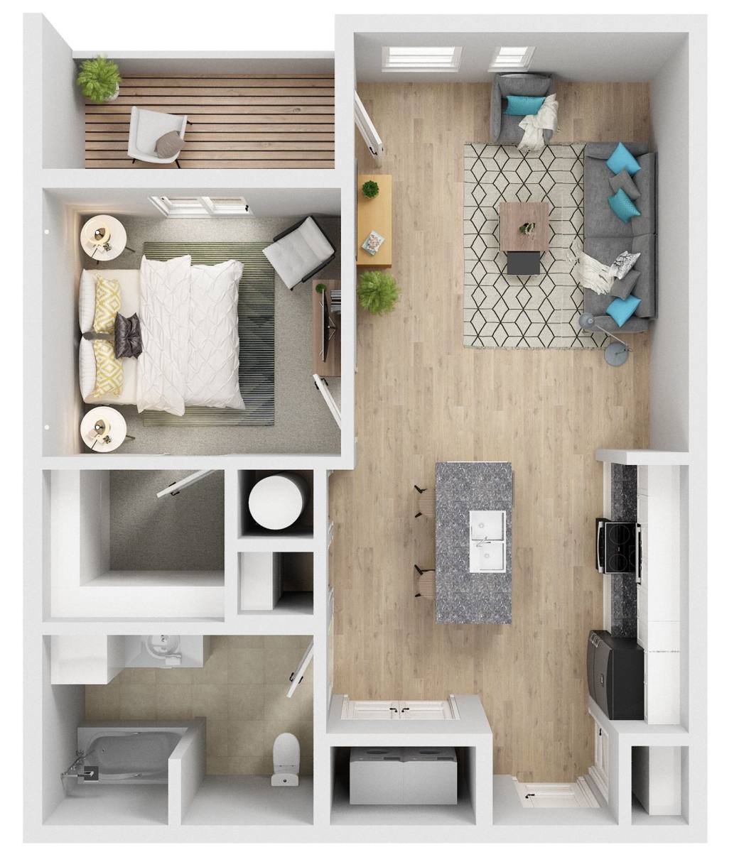 Apartment for rent at 550 SW 9th St, Des Moines, IA 50309