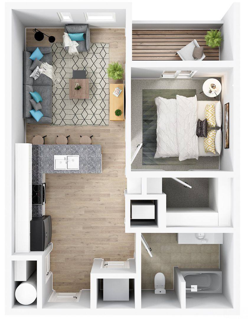 Apartment for rent at 550 SW 9th St, Des Moines, IA 50309