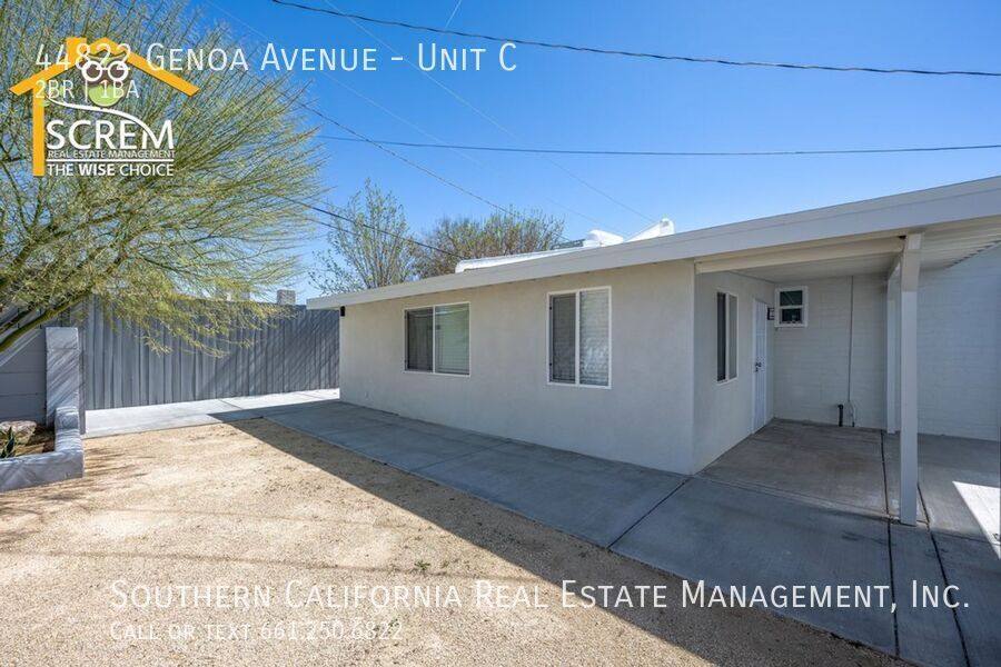 Apartment for rent at 44822 Genoa Ave #C, Lancaster, CA 93534