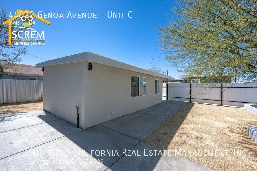 Apartment for rent at 44822 Genoa Ave #C, Lancaster, CA 93534