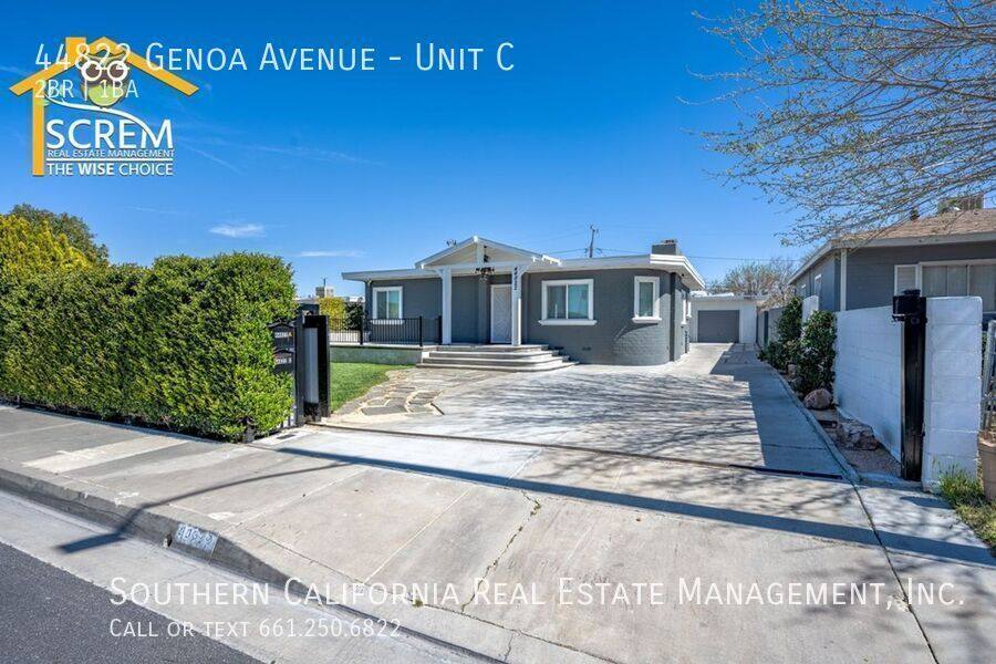 Apartment for rent at 44822 Genoa Ave #C, Lancaster, CA 93534