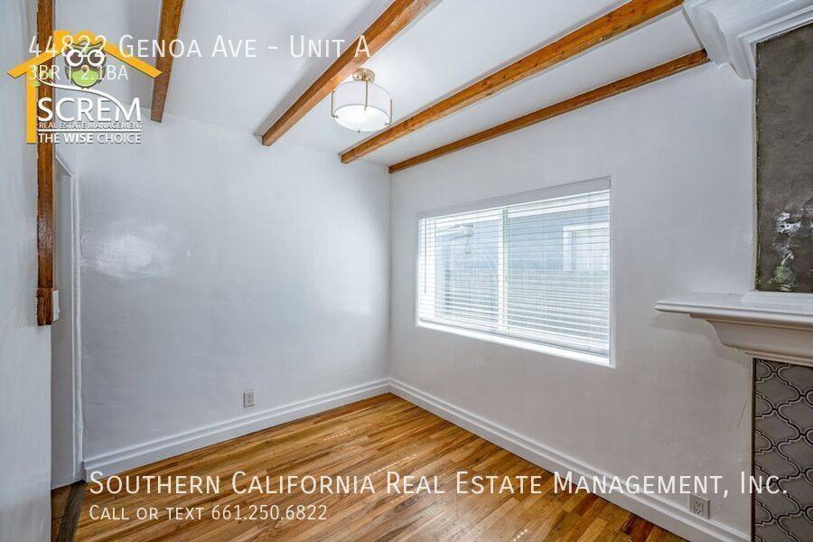 Apartment for rent at 44822 Genoa Ave #A, Lancaster, CA 93534
