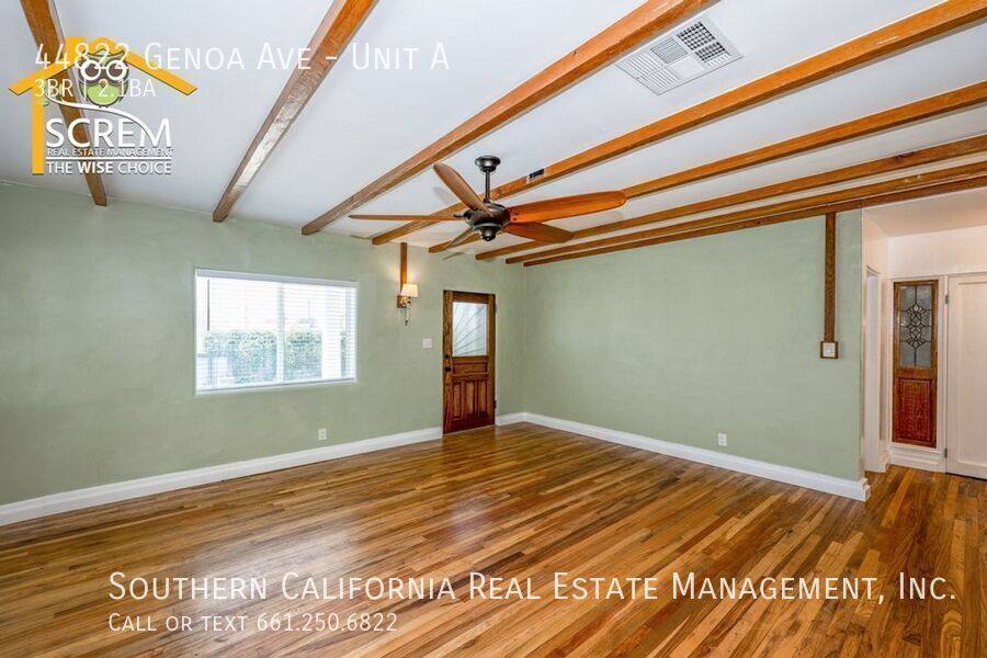 Apartment for rent at 44822 Genoa Ave #A, Lancaster, CA 93534