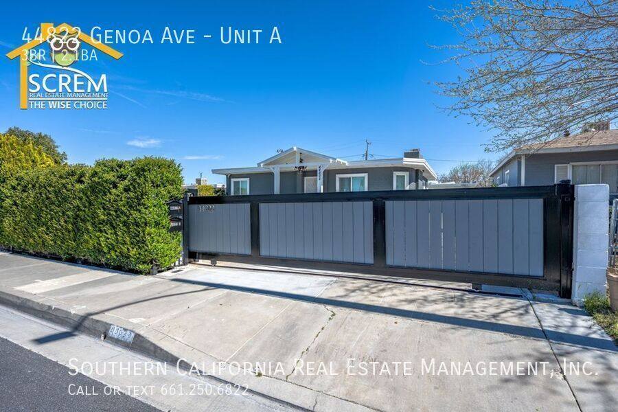 Apartment for rent at 44822 Genoa Ave #A, Lancaster, CA 93534