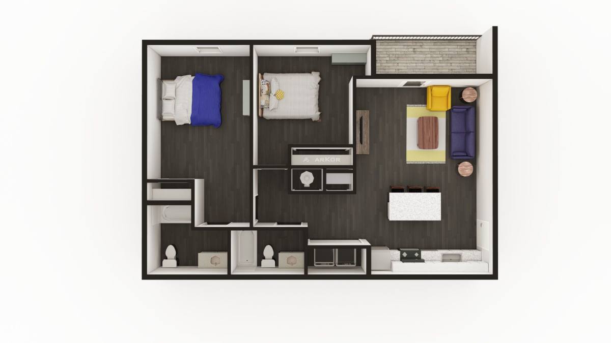 Apartment for rent at 2549 Cottage Way, West Lafayette, IN 47906