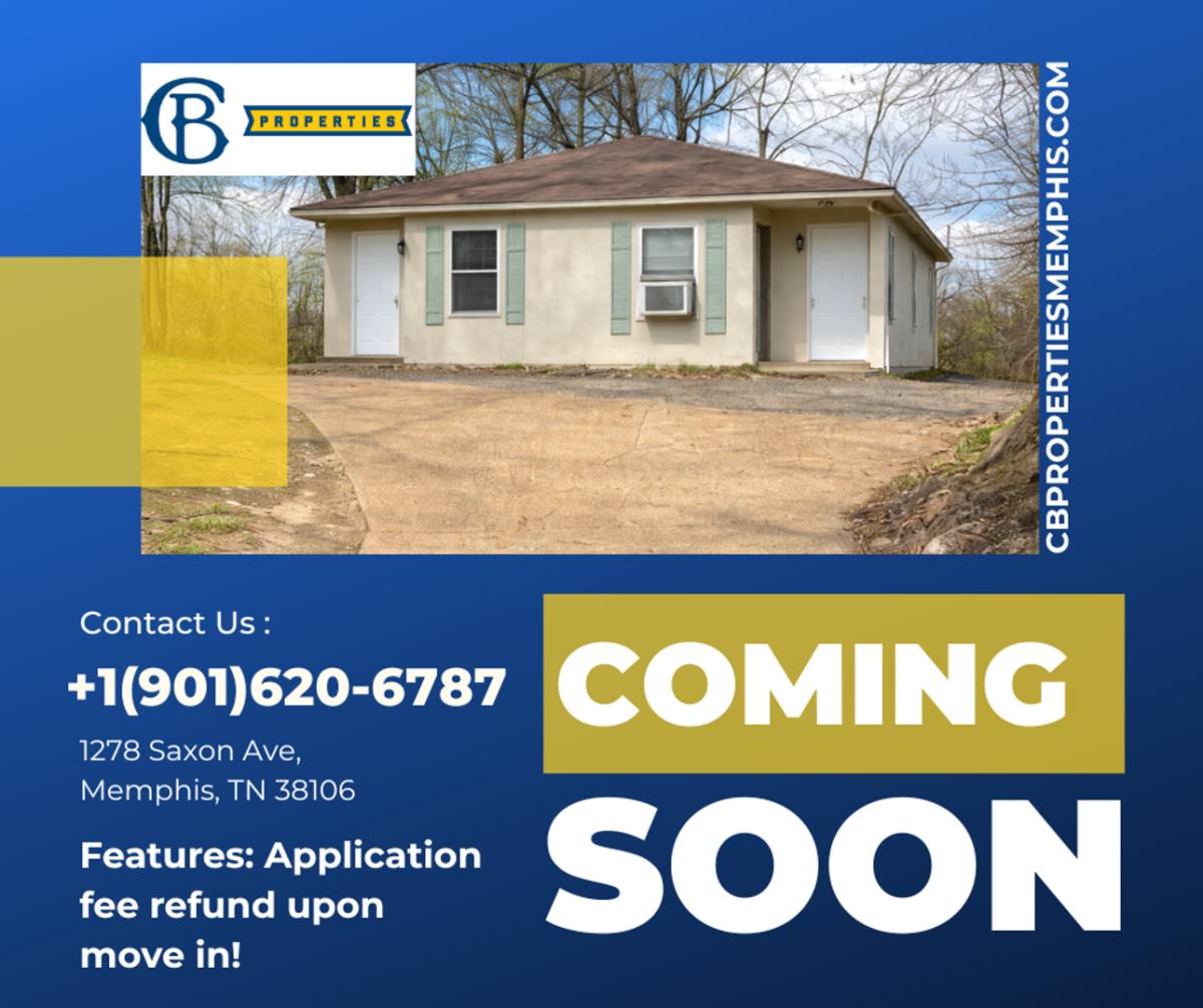 Apartment for rent at 1278 1280 Saxon Ave, Memphis, TN 38106