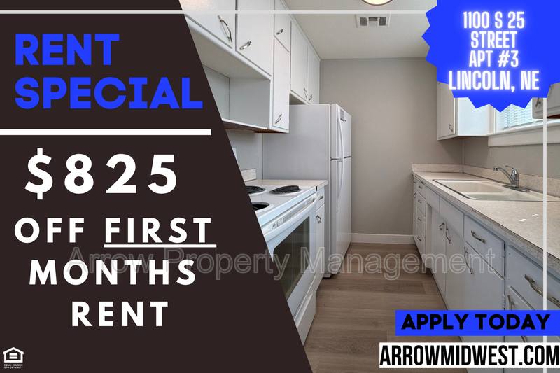 Apartment for rent at 1100 S 25th St #3, Lincoln, NE 68502