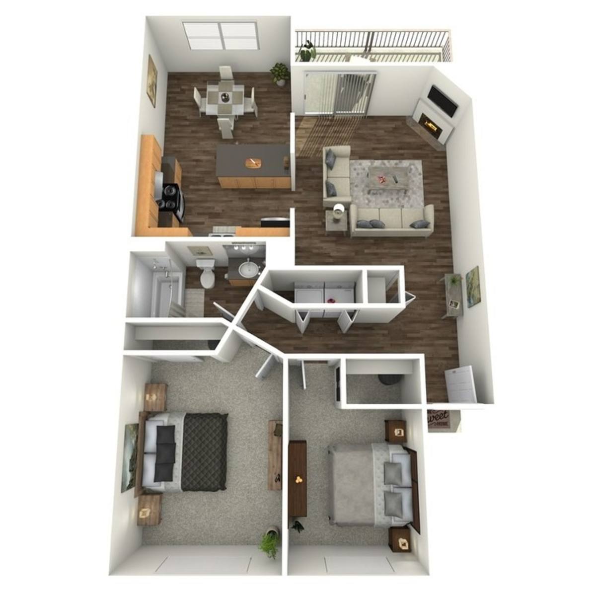 Apartment for rent at 6830 Tacoma Mall Blvd, Tacoma, WA 98409