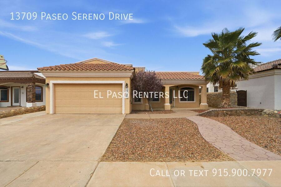 House for rent at 13709 Paseo Sereno Dr, El Paso, TX 79928