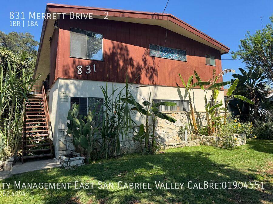 Apartment for rent at 831 Merrett Dr #2, Pasadena, CA 91104