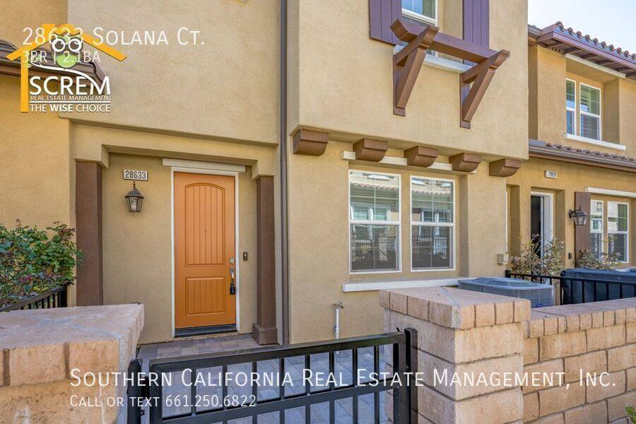 Townhouse for rent at 28633 Solana Court, Valencia, CA 91354