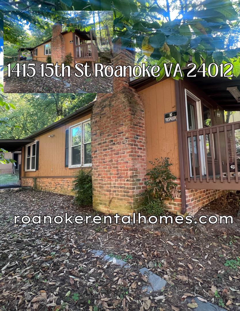 House for rent at 1415 15th St NE, Roanoke, VA 24012