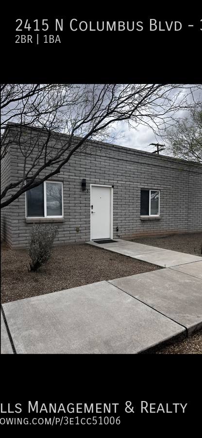 House for rent at 2415 N Columbus Blvd #3, Tucson, AZ 85712